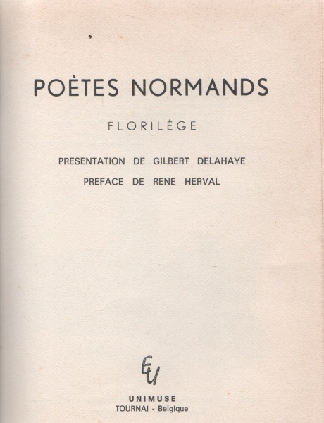 poètes normands